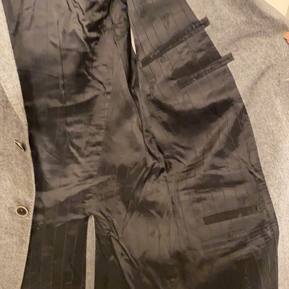 Versace Collection Black & White Grid Silk/Wool Sport Coat - Picture 12 of 14